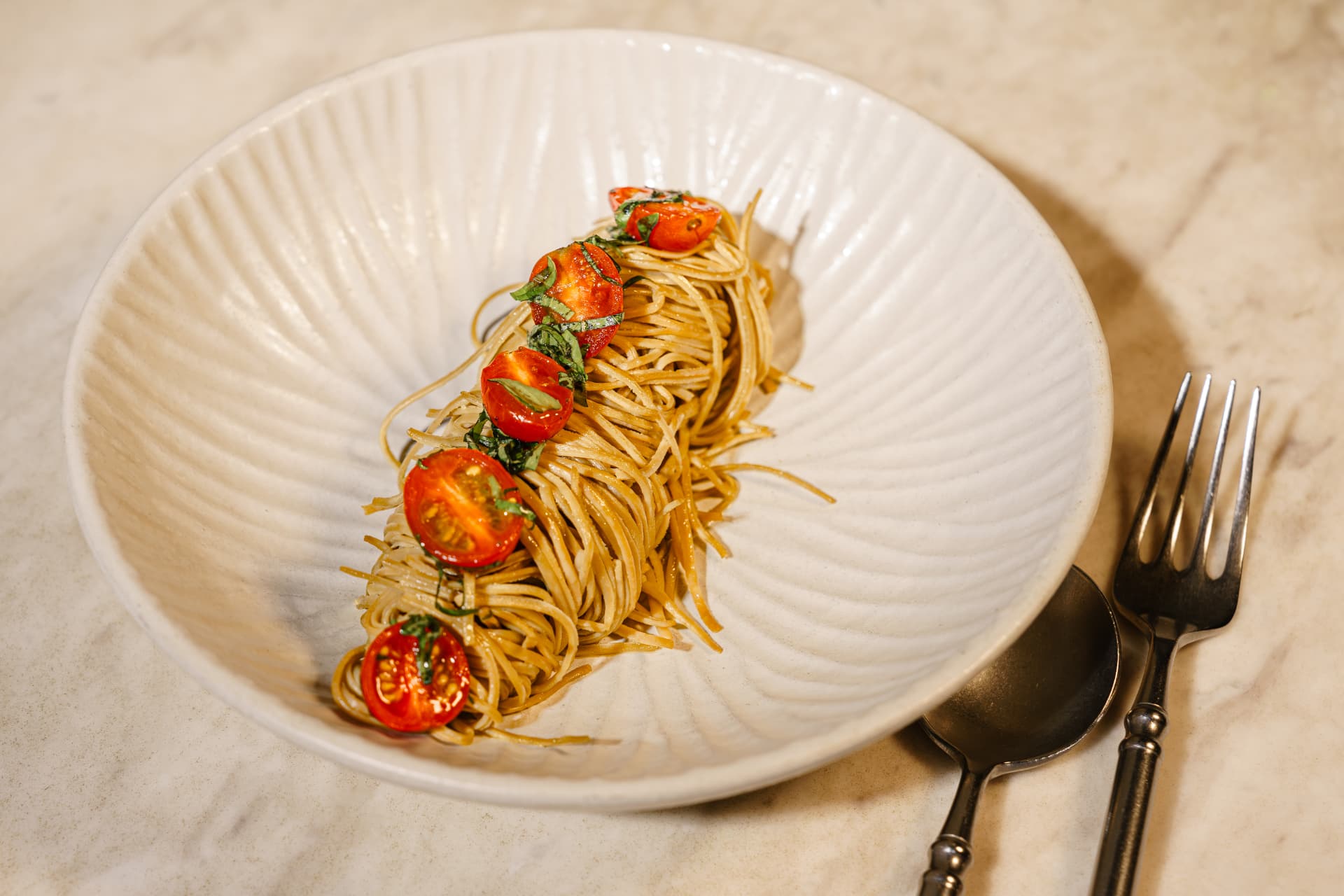 Restaurant-style plating